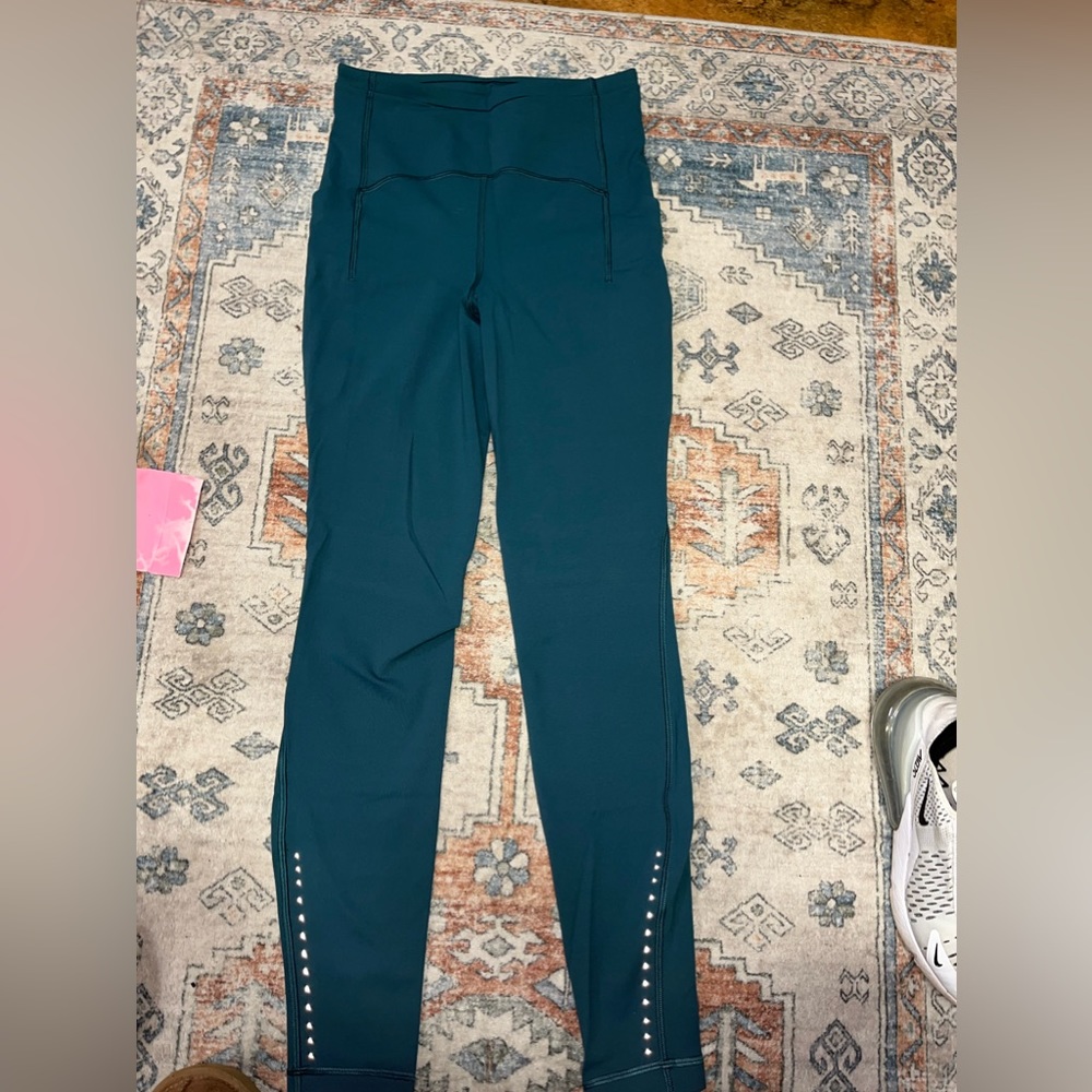 Lululemon dark green leggings